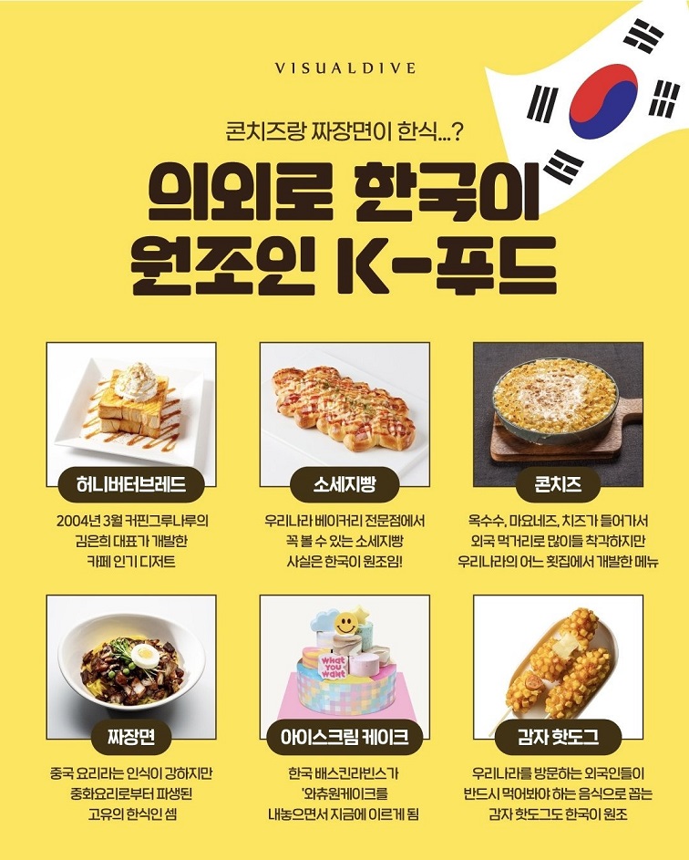 의외로 한국이 원조인 K-푸드