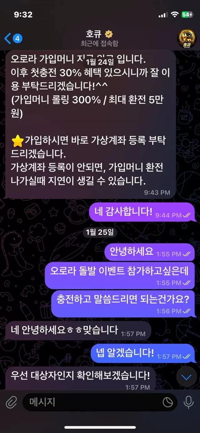 오로라 먹튀사이트 확정