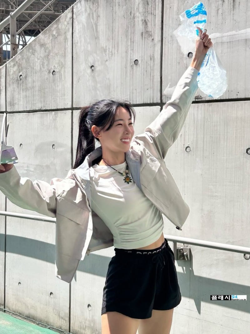 육상복이 가장 잘 어울리는 김민지 선수