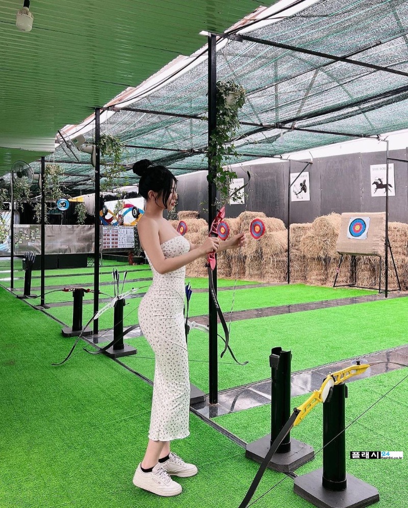 기대되는 양궁장 데이트