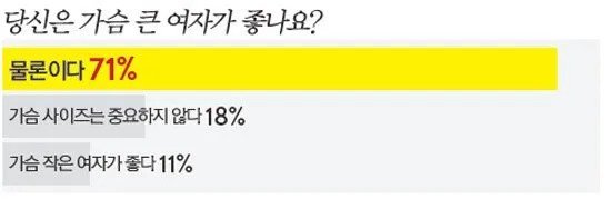 당신은 가슴 큰 여자가 좋나요??