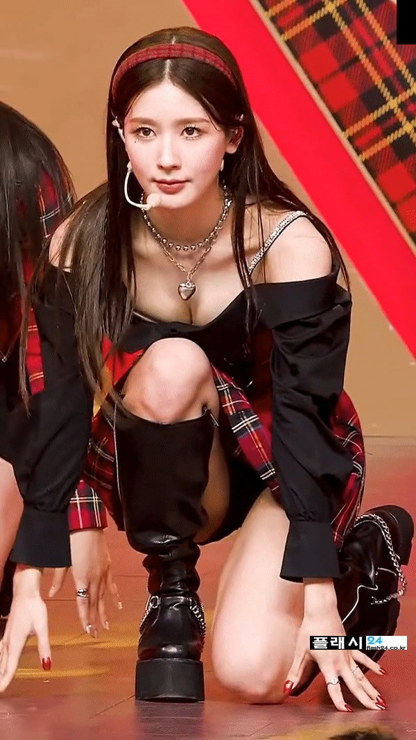 안무하다 포착된 아이들 미연