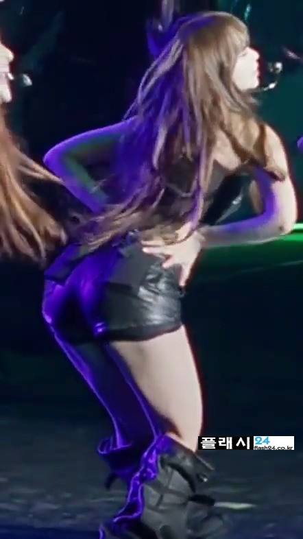 일본 콘서트 가죽바지 르세라핌 김채원  힙라인