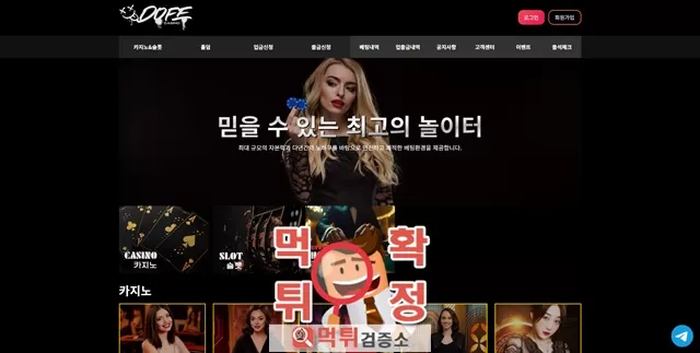 도프카지노 먹튀사이트 확정