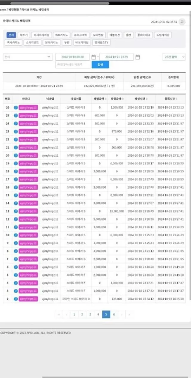 아폴론 먹튀사이트 확정