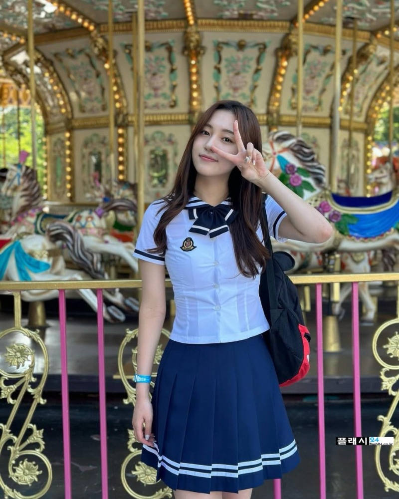 신입 치어리더 공서윤 스쿨룩