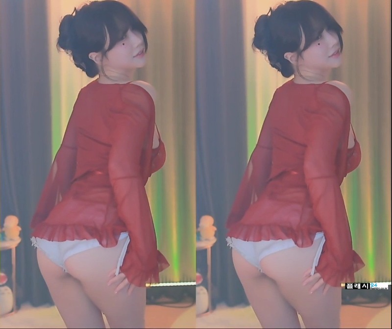 터미널 춤추는 레드 그릴래영 시스루