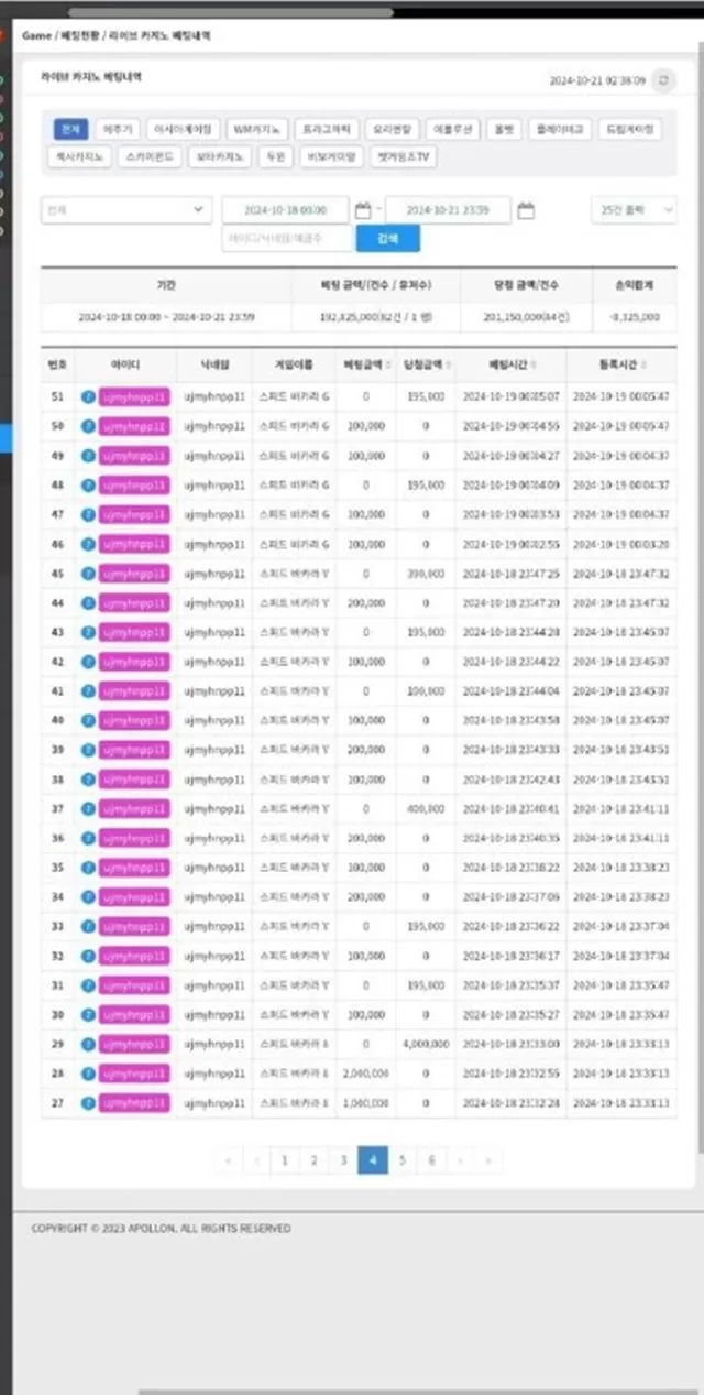 아폴론 먹튀사이트 확정