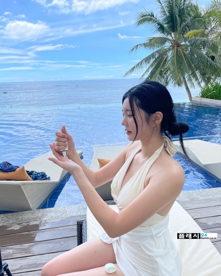 트로트 요정 강승연, 휴양지 몸매
