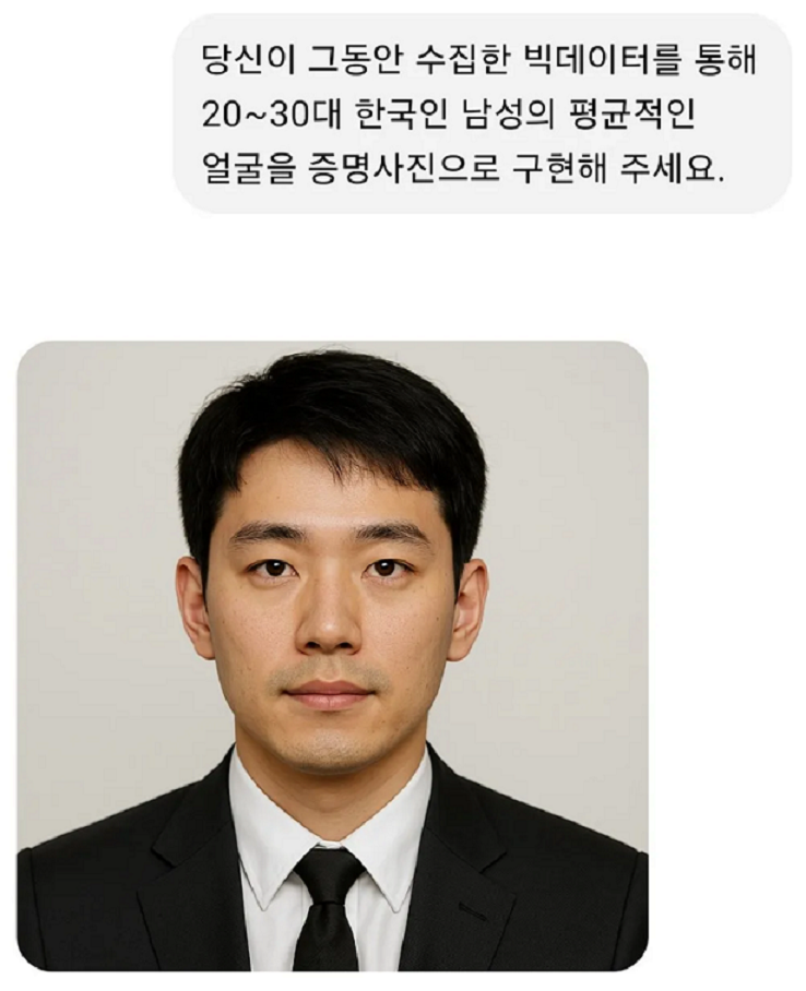 챗지피티가 보여준 2030 남성과 여성의 한국인 얼굴